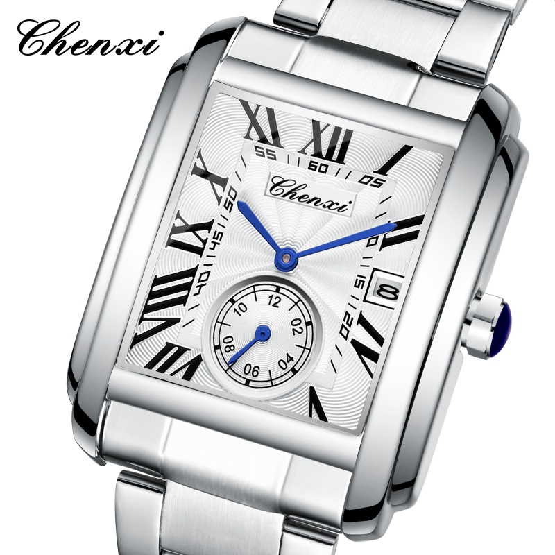Jewelry Watches Silver - CHENXI 8216 Jam Tangan Kuarsa Jam