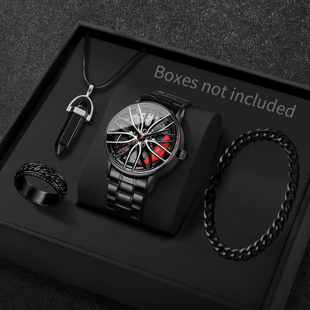 Mystery Jewelry Jar Watches - 4 Buah/Set Jam Tangan Olahraga Pria