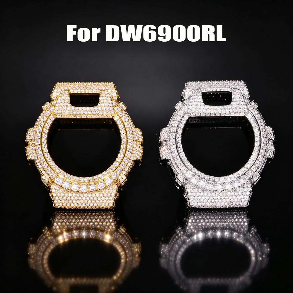 Vvs Jewelry Watches - Casing Jam Tangan Kuningan VVS Moissanite