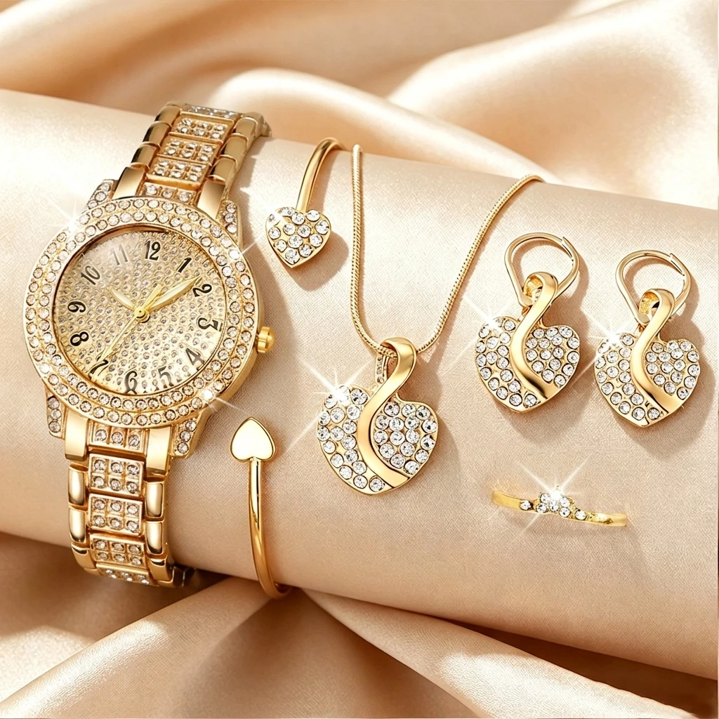 Mystery Jewelry Jar Watches - 6PCS Set Perhiasan Jam Tangan Wanita