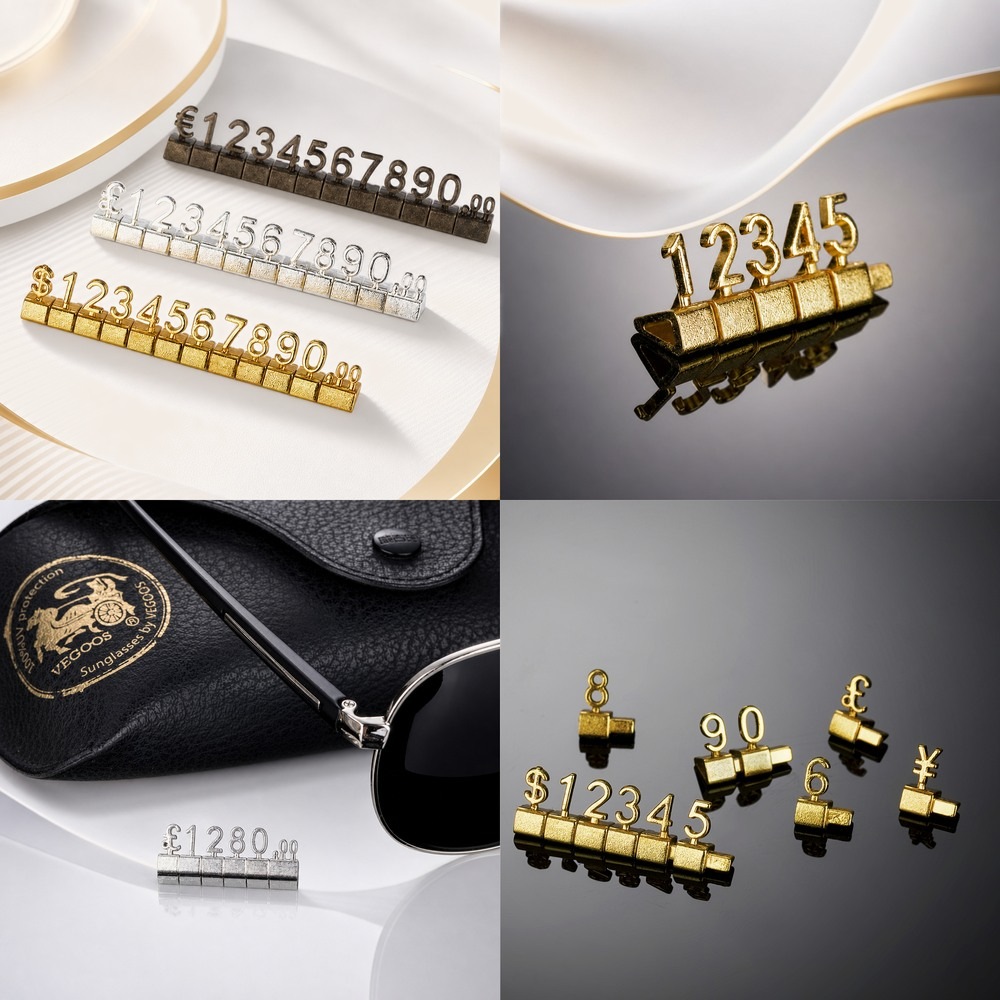 Jewelry Store For Watches - Label Harga Logam dengan Angka yang