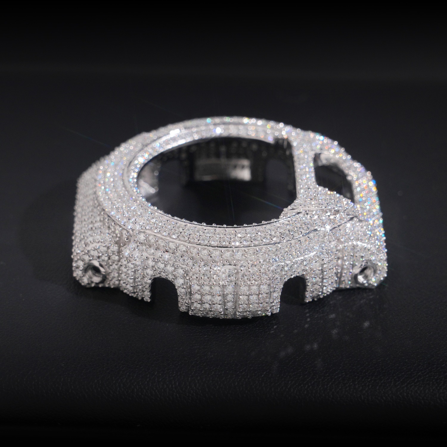 Jewelry Watches Silver - Casing Jam Tangan Hip Hop Bling: