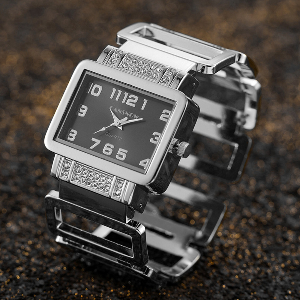 Cansnow jam tangan wanita pers - Jewelry Watches Silver ulasan dan harga