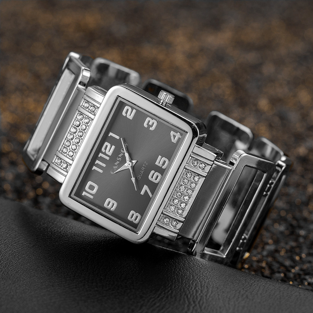 Cansnow jam tangan wanita pers - Jewelry Watches Silver ulasan dan harga