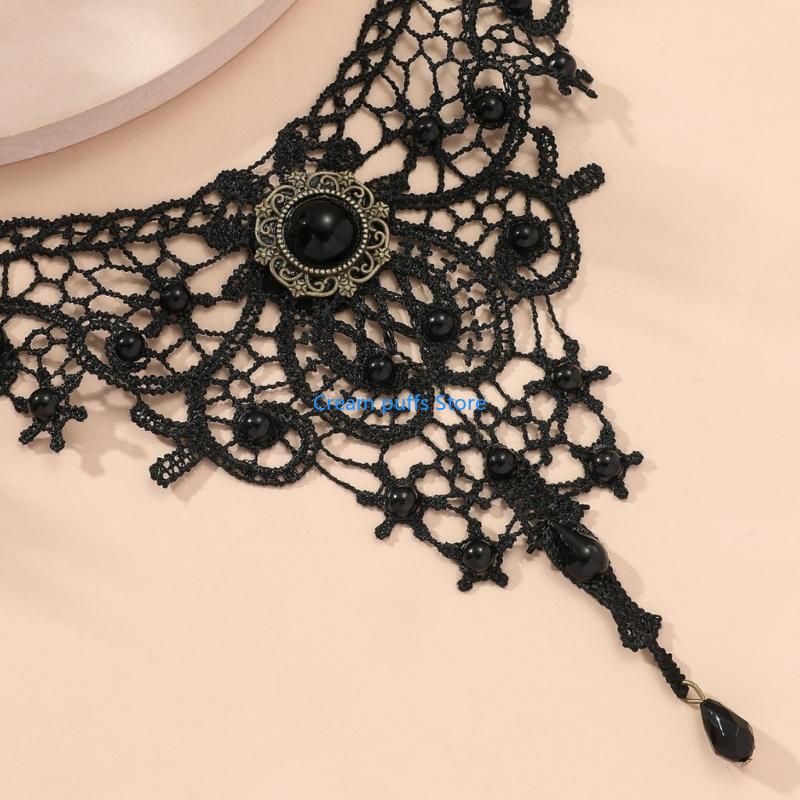 50LE Kalung Choker Renda Choke - Crystal Choker Necklace ulasan dan harga