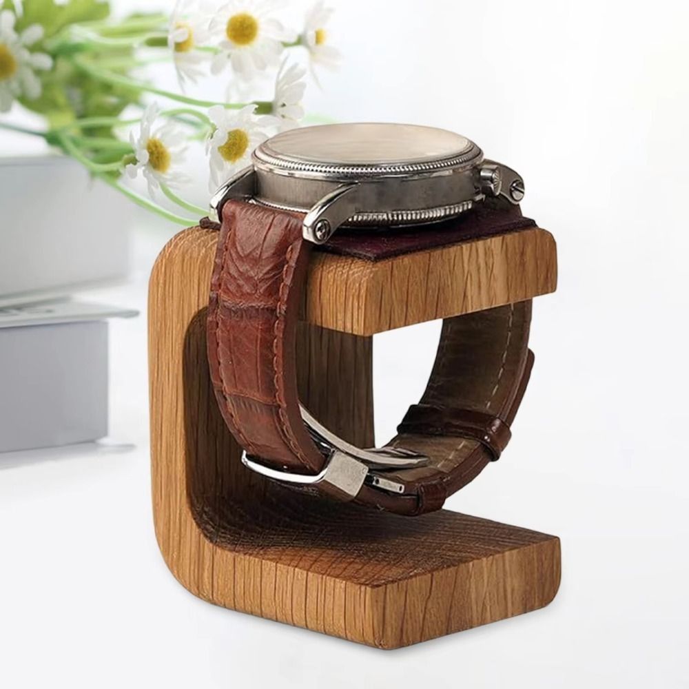 Stand Pajangan Jam Tangan Kayu - Jewelry Stand Watches ulasan dan harga