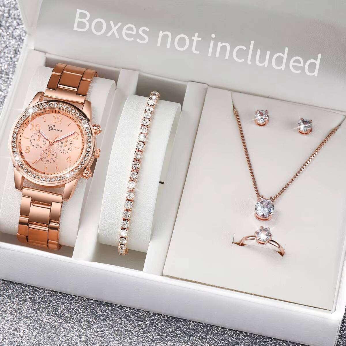 6 Buah/Set Jam Tangan Wanita B - Mystery Jewelry Jar Watches ulasan dan harga
