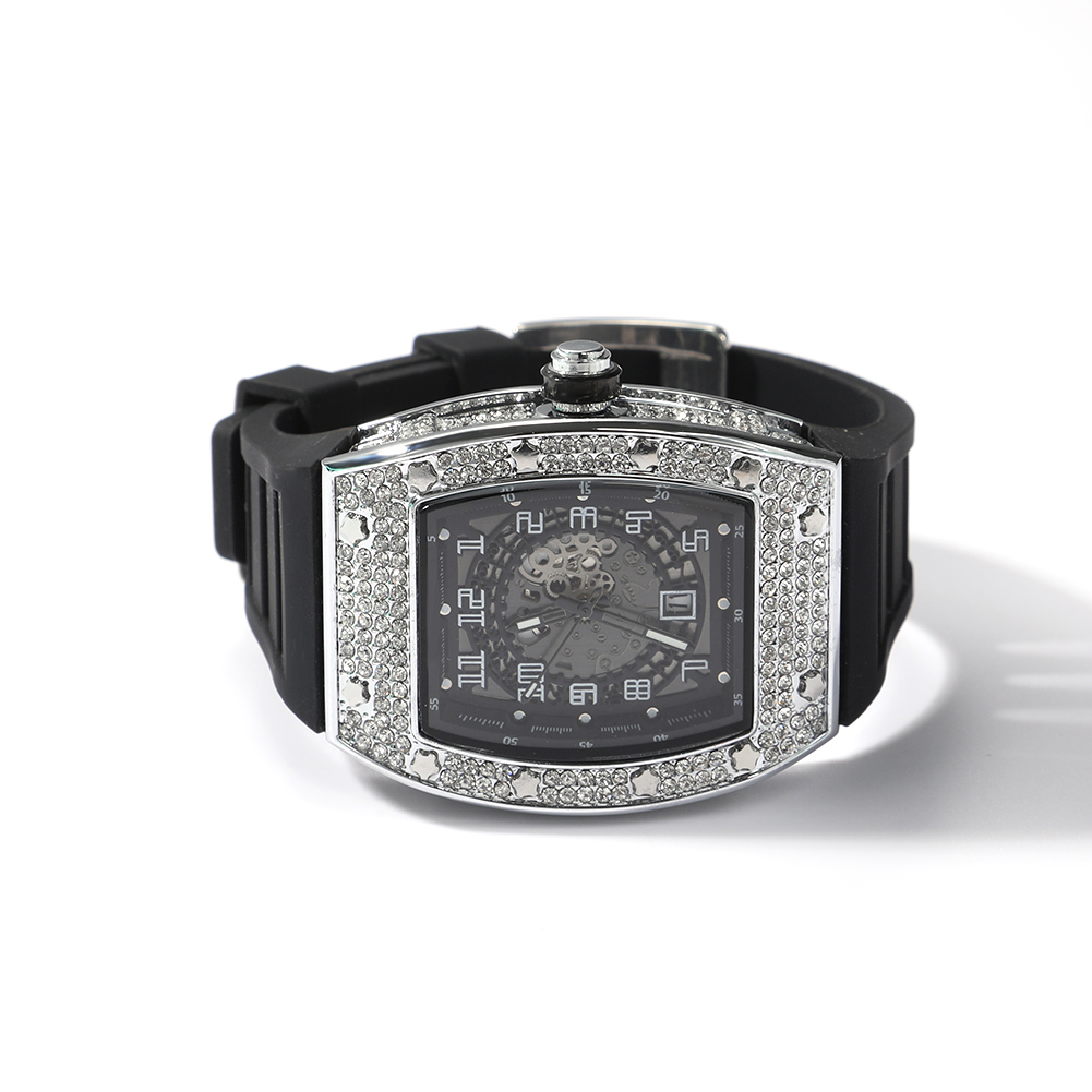 UWIN Jam Tangan Dial Persegi J - Jewelry Watches Silver ulasan dan harga