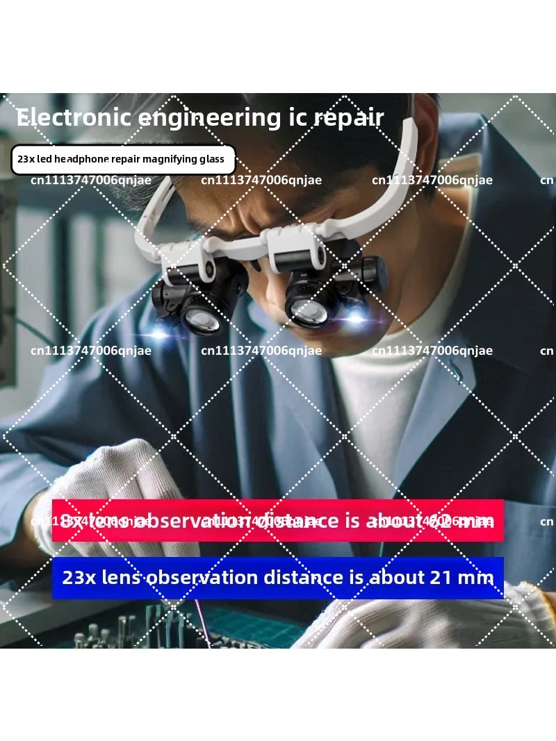 Kacamata Pembesar 23x dengan L - Jewelry Repair & Watches Photos ulasan dan harga