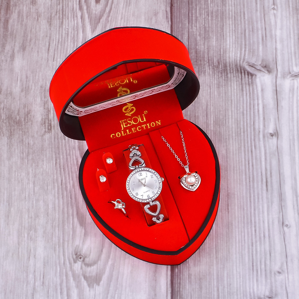Set Jam Tangan Wanita Baru 202 - Jewelry Watches Silver ulasan dan harga