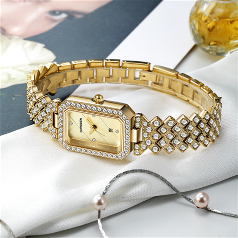 CURDDEN jam tangan persegi pan - Jewelry Watches Silver ulasan dan harga