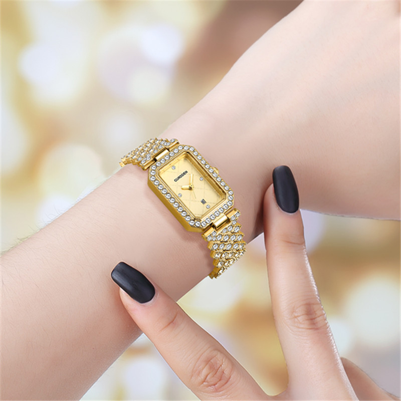 CURDDEN jam tangan persegi pan - Jewelry Watches Silver ulasan dan harga