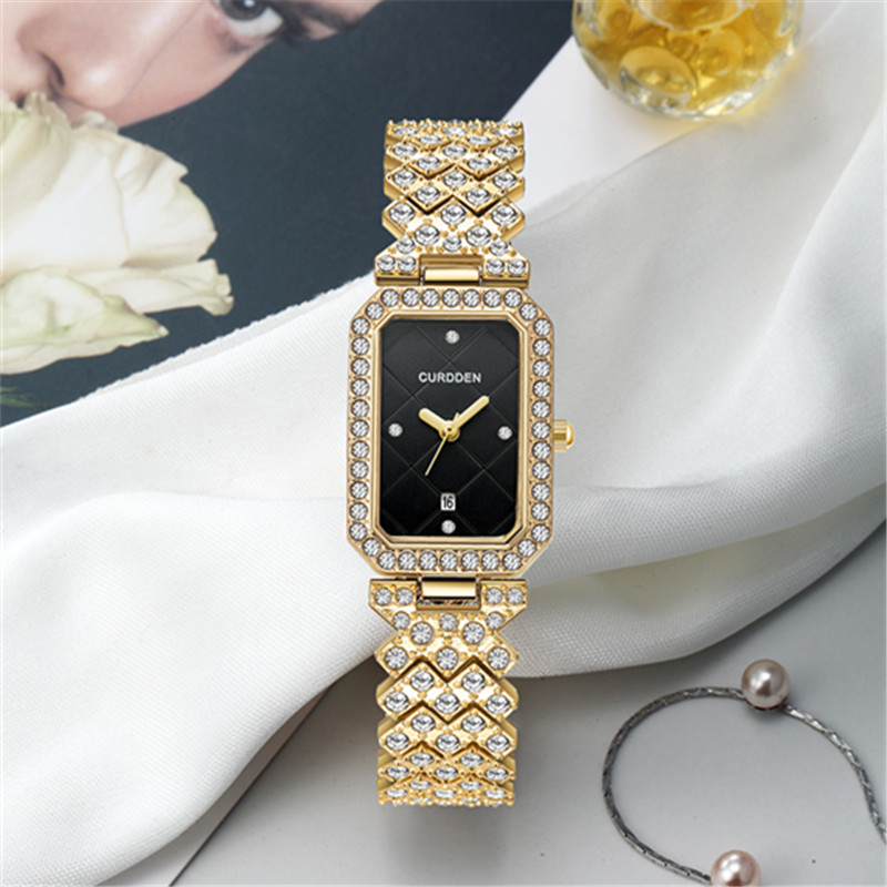 CURDDEN jam tangan persegi pan - Jewelry Watches Silver ulasan dan harga