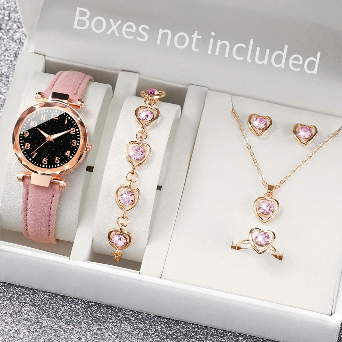 5/6 Buah Jam Tangan Wanita Mod - Mystery Jewelry Jar Watches ulasan dan harga