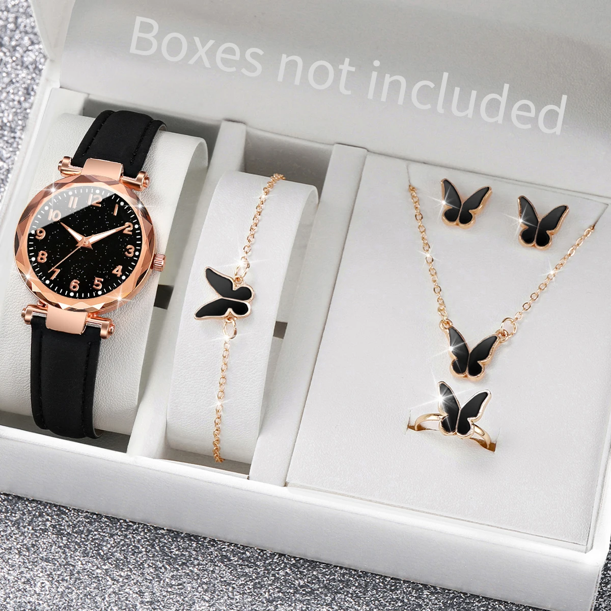 5/6 Buah Jam Tangan Wanita Mod - Mystery Jewelry Jar Watches ulasan dan harga