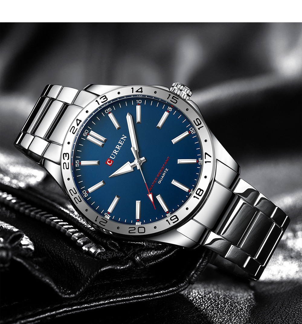 CURREN 8452 Jam Tangan Pria Bi - Jewelry Watches Silver ulasan dan harga