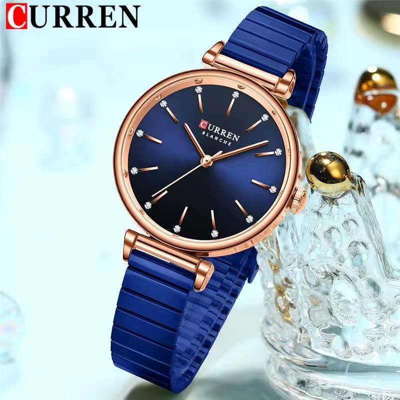 Jam Tangan Wanita Quartz CURRE - Jewelry Watches Silver ulasan dan harga