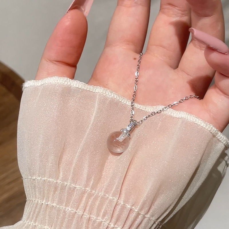 Kalung Liontin Kristal Bola Tr - Crystal Choker Necklace ulasan dan harga