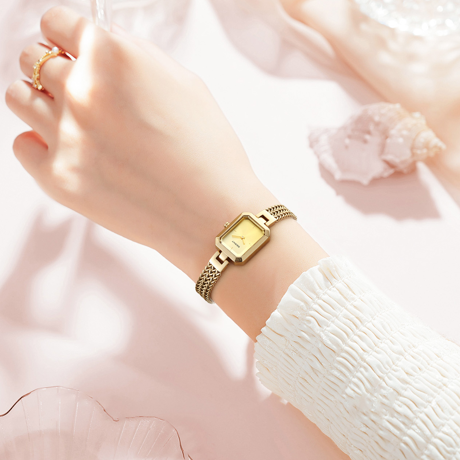 BERNY jam tangan emas untuk wa - Mystery Jewelry Jar Watches ulasan dan harga