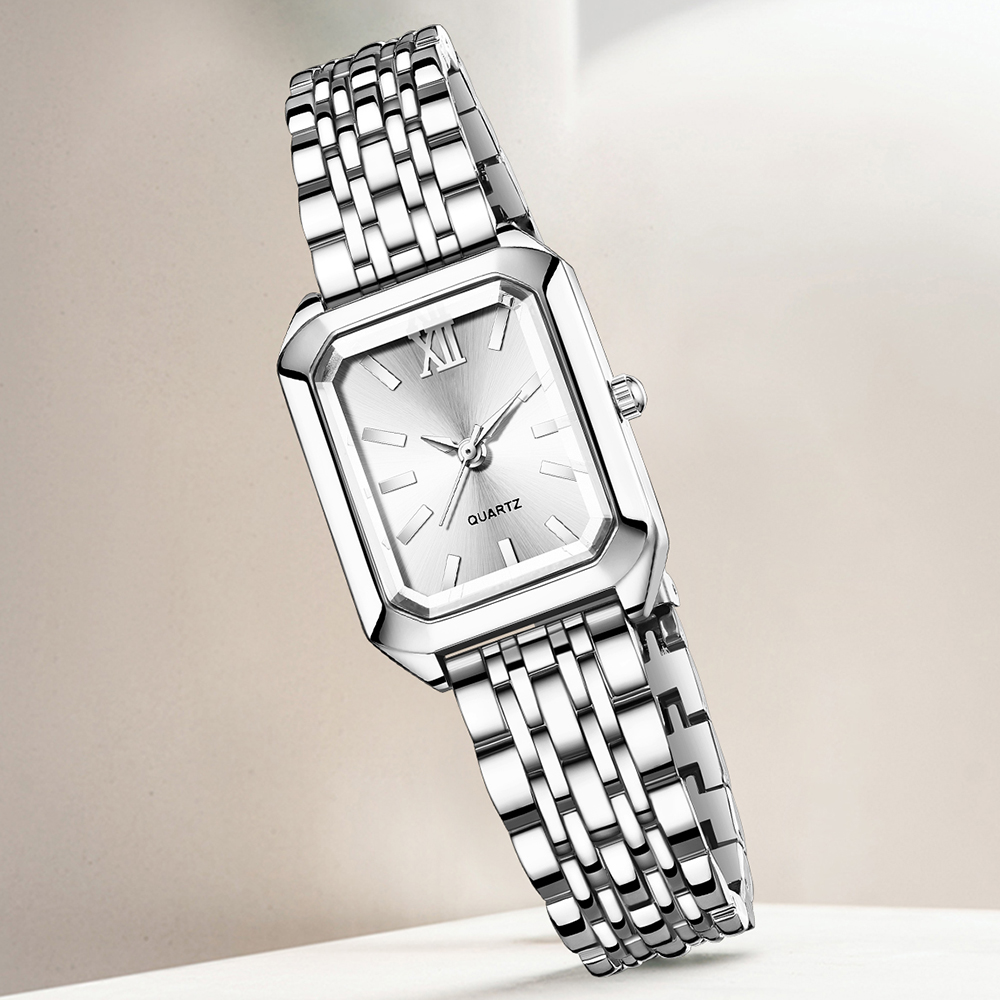 1Pc Jam Tangan Perhiasan Unise - Jewelry Watches Silver ulasan dan harga
